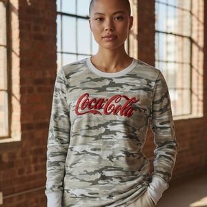 Coca-Cola Camouflage Long Sleeve Tee